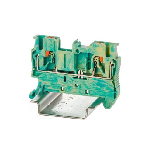 VPR-2.5-PE-YG | Клемма заземления, зажим push-in, 2 точки подключения, 2.5 кв.мм DKC
