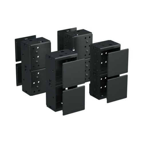 R5NBP02B | Углы цоколя с пластиковыми заглушками для корпусов CQE & CQE N, В=200 мм, RAL9005, комплект - 4 шт. RAM block DKC
