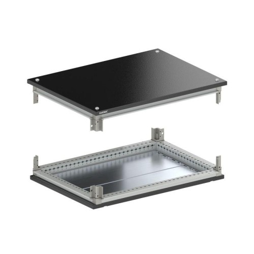 R5NKTB66 | Крыша и основание RAL9005 с направляющими для корпусов CQE N, ШхГ 600х600 мм, комплект RAM block DKC
