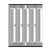ZNU008-RET | CNU/8/030, 100/ чистые маркировочные таблички, для нанесения информациимаркером, НЕ ДЛЯ ПЕЧАТИ НА ПРИНТЕРЕ MARK TC DKC