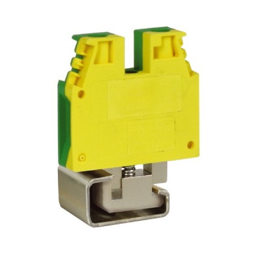 ZTE510 | TEC.10/D, зажим для заземления желт.зелен 10 кв.мм DKC