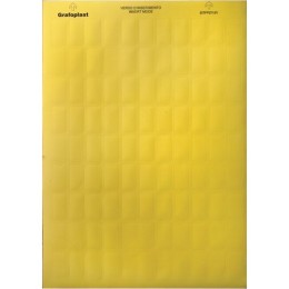 SITFP0960Y | Табличка маркировочная, полиэстер 9х60мм. желтая DKC