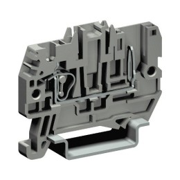 ZHVP300GR-RET | Пружинная проходная клемма со штыревым контактом. Серая. 2,5 кв. мм. DKC