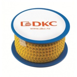 AZO2DDBY | Колечко маркировочное D, 1,3-3 мм. черное на желтом DKC