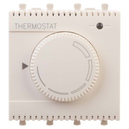 4405162 | Термостат модульный для теплых полов, "Avanti", "Ванильная дымка", 2 модуля DKC
