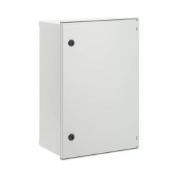 CN50649 | Цельный навесной шкаф из фибергласа без МП со сплошной дверью 600х400х230 мм DKC