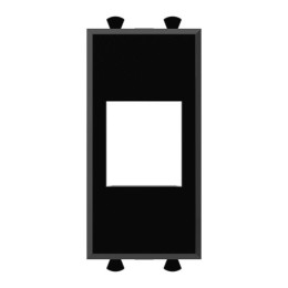 4402211 | Адаптер без шторки для Keystone, "Avanti", "Черный квадрат", 1 модуль DKC