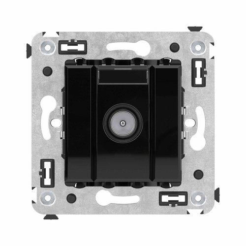 4402523 | Розетка TV оконечная в стену, "Avanti", "Черный квадрат" DKC
