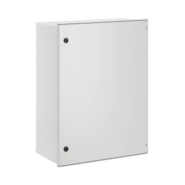 CN50863 | Цельный навесной шкаф из фибергласа без МП со сплошной дверью 800х600х300 мм DKC