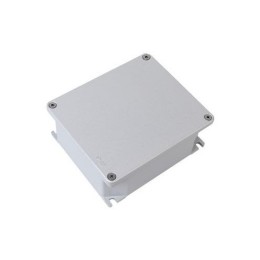 653S04 | Коробка ответвительная алюминиевая окрашенная с силиконовым уплотнителем, tмон. И tэксп. = -60, IP66/IP67, RAL9006, 239х202х85мм DKC