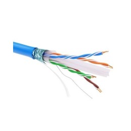 RN6FUPV3BL | Информационный кабель экранированный F/UTP 4х2 CAT6, PVC, синий DKC