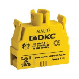 ALVL07 | Контактный блок с клеммными зажимами под винт под лампу BA9s DKC
