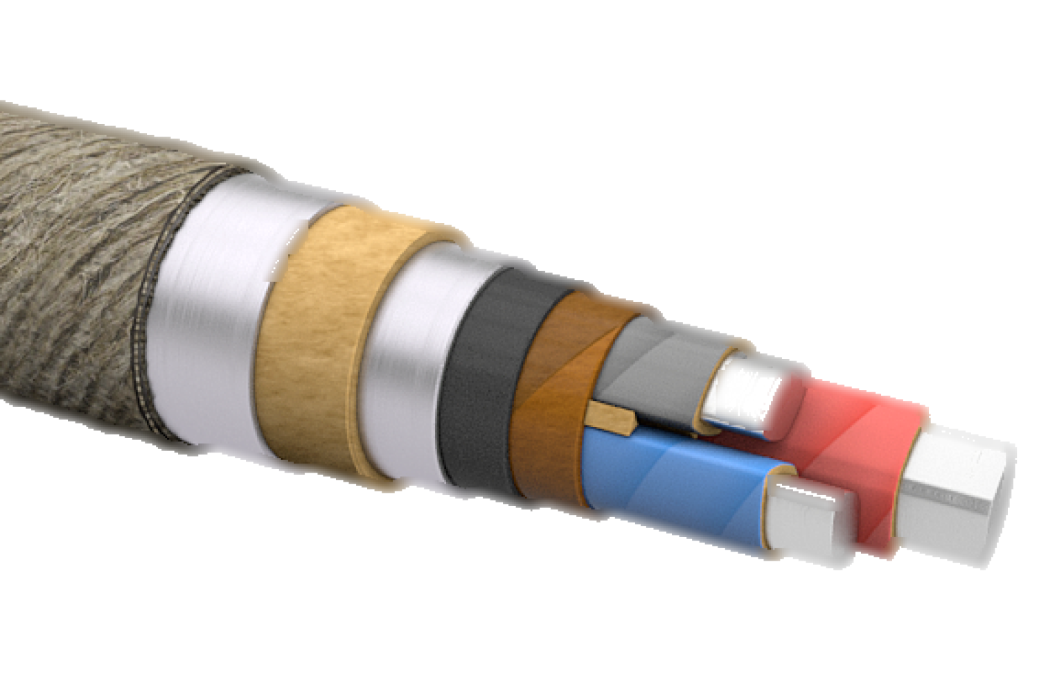 Кабель АСБ2л на складе. Силовой бронированный лентами кабель, с алюминиевой жилой